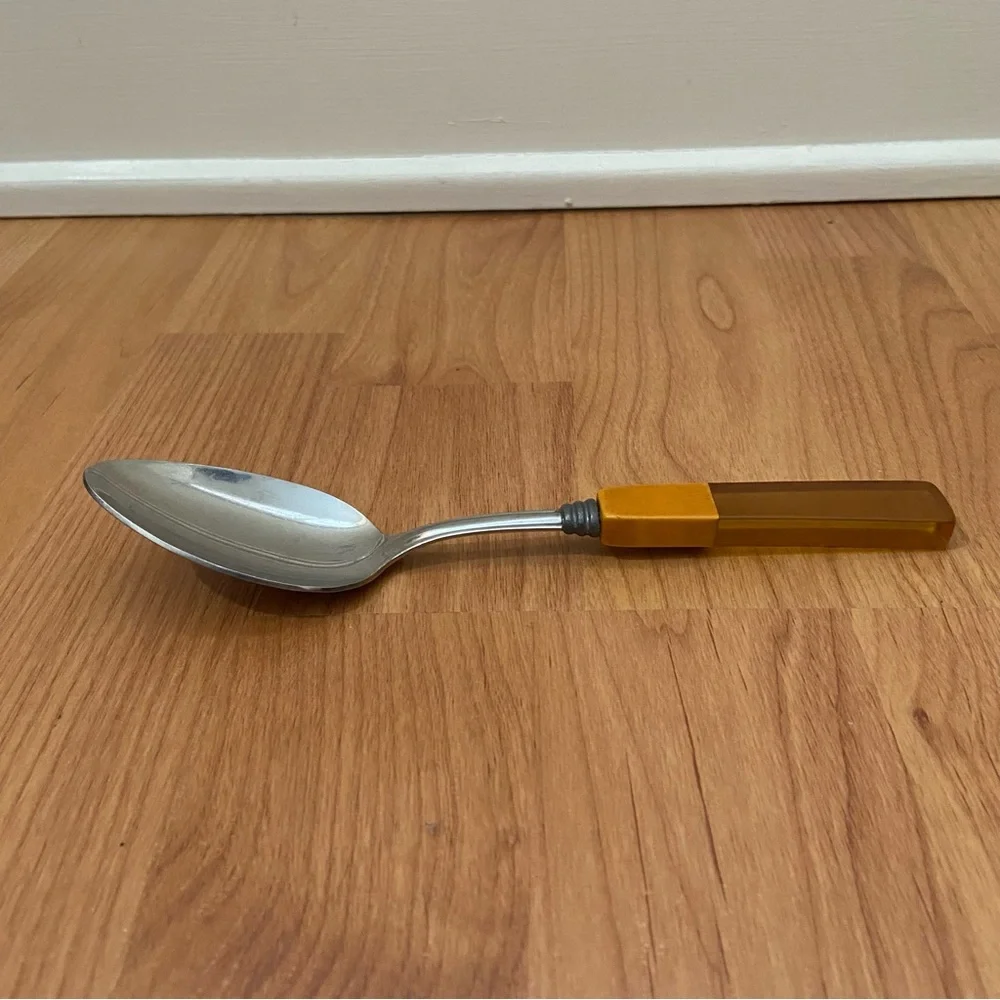 Bakelite Butterscotch Large Spoon